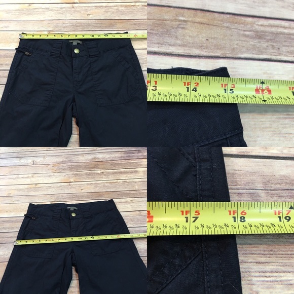 SOLD 4 GAP Straight Cropped Capri Navy Blue Pants - Picture 3 of 8